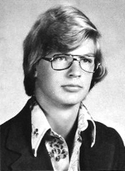 Serial killer Jeffrey Dahmer at the age of 17